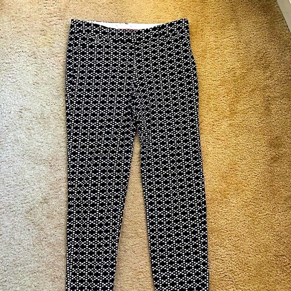 Zac & Rachel white & black pants size 8 - Picture 5 of 5